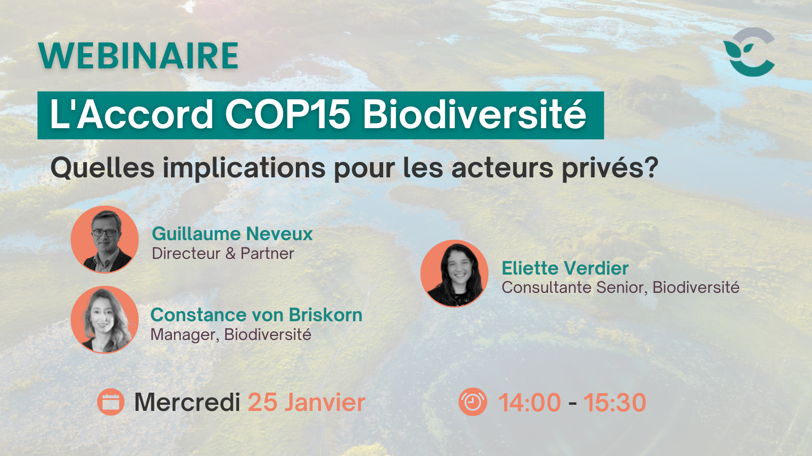 Webinaire | L'Accord De La COP15 Biodiversité: Quelles Implications ...